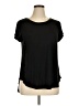 Alfani Black Short Sleeve Top Size XL - photo 1
