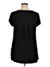 Alfani Black Short Sleeve Top Size XL - photo 2