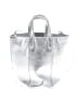 OFF-WHITE 100% Leather Silver Leather Satchel One size - photo 3