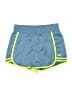 Reebok 100% Polyester Color Block Blue Athletic Shorts Size M - photo 1