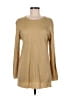 Sag Harbor Metallic Gold Pullover Sweater One size - photo 1