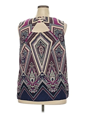 Skies Are Blue Sleeveless Blouse (view 2)