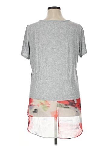 LOGO by Lori Goldstein Short Sleeve Top (view 2)
