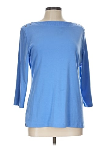 Karen Scott 3/4 Sleeve T-Shirt (view 1)