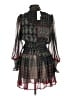 Topshop 100% Polyester Tweed Black Cocktail Dress Size 6 - photo 2