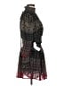 Topshop 100% Polyester Tweed Black Cocktail Dress Size 6 - photo 4