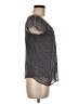 LC Lauren Conrad 100% Polyester Gray Short Sleeve Top Size M - photo 4