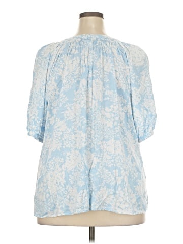 Crown & Ivy Short Sleeve Blouse (view 2)
