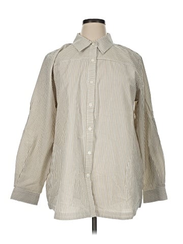 Joan Rivers Long Sleeve Button-Down Shirt (view 1)