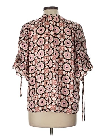 Kate Spade New York Short Sleeve Silk Top (view 2)