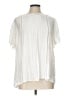 Knox Rose 100% Rayon Ivory Short Sleeve Blouse Size L - photo 1