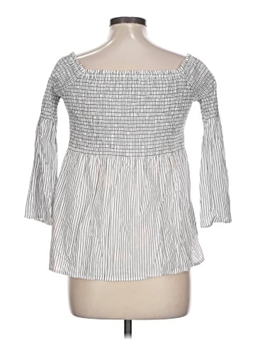 Ann Taylor LOFT 3/4 Sleeve Blouse (view 2)