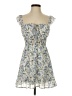 Unbranded 100% Polyester Floral Blue Cocktail Dress Size S - photo 1