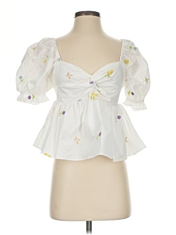 English Factory Short Sleeve Blouse (view 1)