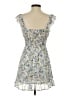 Unbranded 100% Polyester Floral Blue Cocktail Dress Size S - photo 2