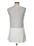 Cupio 100% Viscose Silver Sleeveless Top Size L - photo 2