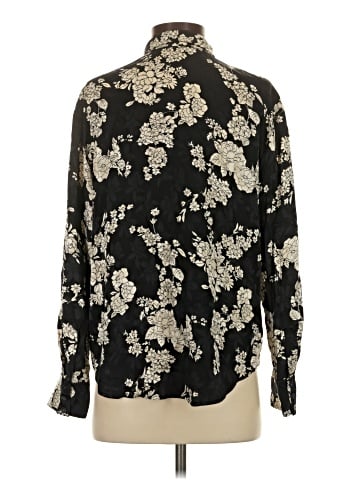 Rebecca Taylor Long Sleeve Silk Top (view 2)