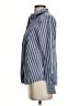 Talbots Stripes Blue Long Sleeve Button-Down Shirt Size 4 - photo 5
