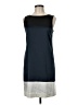 Theory Color Block Gray Casual Dress Size 6 - photo 1