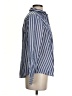 Talbots Stripes Blue Long Sleeve Button-Down Shirt Size 4 - photo 4