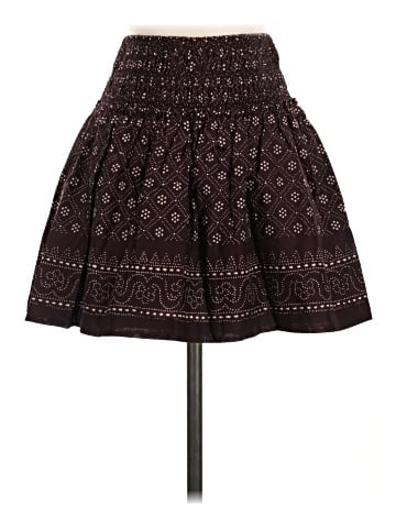 Madewell Ruffled Mini Skirt in Paisley Cotton Voile (view 1)