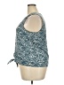 Nine West 100% Polyester Teal Sleeveless Blouse Size XXL - photo 5