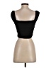 Zara 100% Polyester Black Sleeveless Top Size S - photo 2