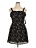 Lulus 100% Polyester Floral Black Casual Dress Size XL - photo 1