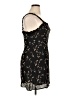 Lulus 100% Polyester Floral Black Casual Dress Size XL - photo 4