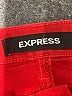 Express Hearts Red Denim Shorts Size 2 - photo 3