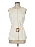 J. McLaughlin Ivory Sleeveless Blouse Size 6 - photo 1