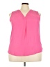 Ann Taylor Pink Sleeveless Blouse Size XXL - photo 1