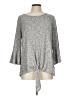 New Directions Gray Pullover Sweater Size L - photo 1