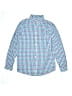 Vineyard Vines 100% Cotton Checkered-gingham Blue Long Sleeve Button-Down Shirt Size 16 - photo 1