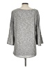 New Directions Gray Pullover Sweater Size L - photo 2