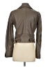 J.Crew Collection 100% Leather Brown Leather Jacket Size 4 - photo 2