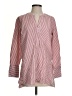 Old Navy Stripes Red Long Sleeve Blouse Size S - photo 1