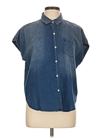 Joe's Jeans Short Sleeve Button-Down Shirt (view 1)