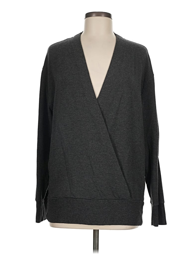 Pre-owned Athleta Sweatshirt In Gray