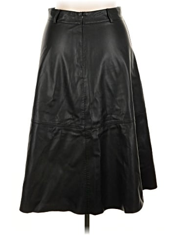 Zara Faux Leather Skirt (view 2)
