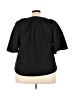 Pomander Place 100% Cotton Black Short Sleeve Blouse Size XXL - photo 2