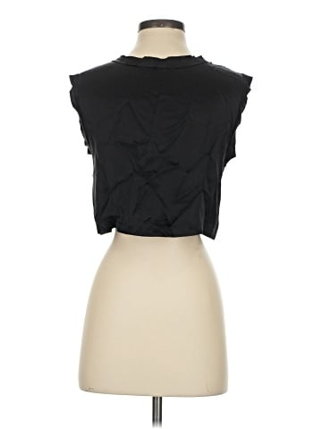 NONchalant Sleeveless Silk Top (view 2)