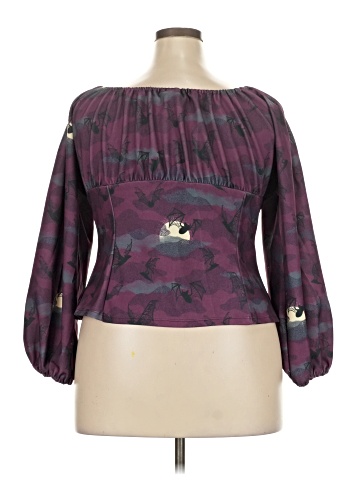 Laura Byrnes x Hope Johnstun 3/4 Sleeve Blouse (view 2)