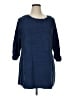 L.L.Bean Blue 3/4 Sleeve Top Size XL - photo 1