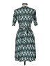 Donna Morgan Print Teal Casual Dress Size 6 - photo 2