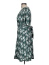 Donna Morgan Print Teal Casual Dress Size 6 - photo 5