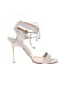 Manolo Blahnik Ivory Gray Sandals Size EU 37 1/2 - photo 1