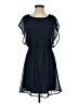 Charming Charlie 100% Polyester Solid Blue Casual Dress Size S - photo 1