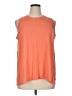 Mud Pie Orange Sleeveless T-Shirt Size XL - photo 1