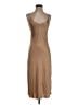 Wilfred 100% Polyester Solid Tan Casual Dress Size XS - photo 1